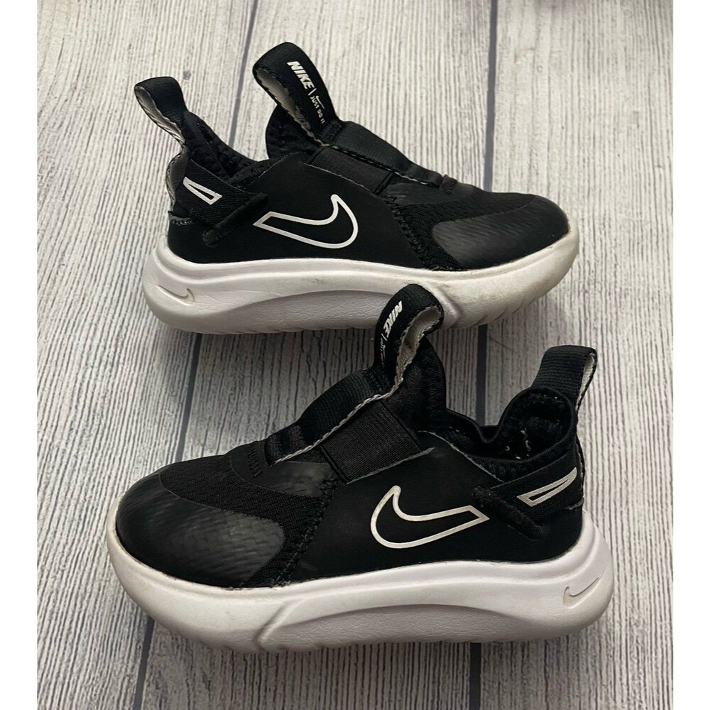 Black Nike Little Boy Toddler Slip On Shoes, Size 6